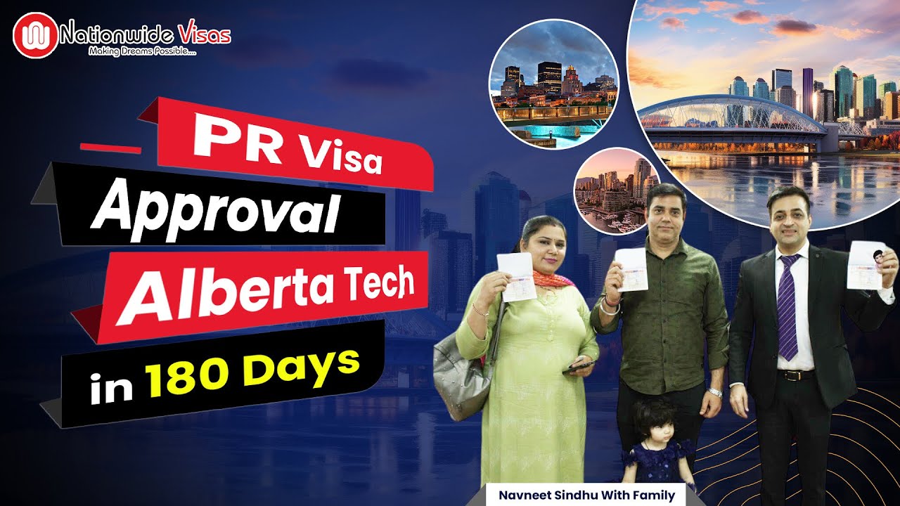 Canada PR Visa Approval with Family - Alberta Tech Pathway || Nationwide Visas Reviews