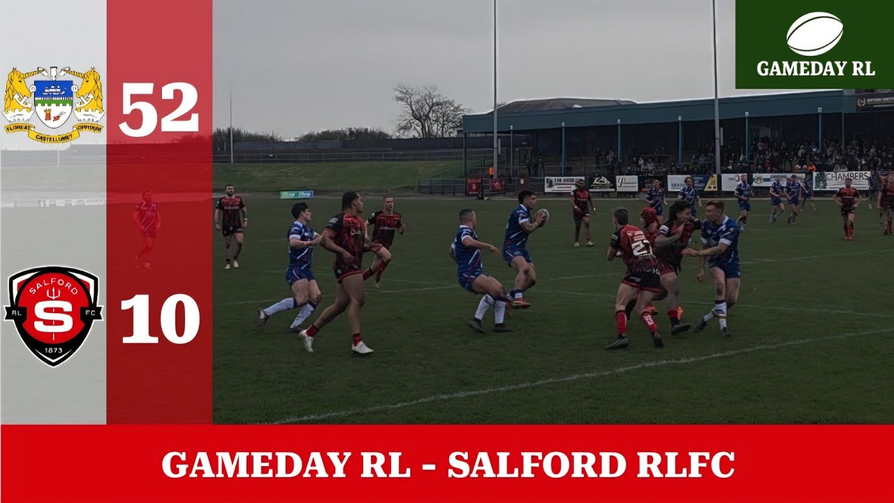 WORKINGTON GET 1ST WIN OF THE SEASON - Workington Town vs Salford RLFC