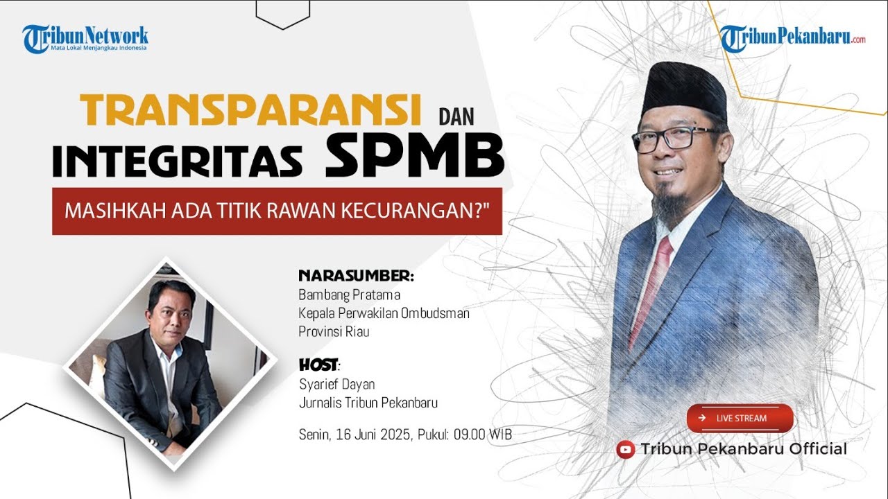 LIVE NGOBRAS: Transparansi dan Integritas SPMB: Masihkah Ada Titik Rawan Kecurangan?