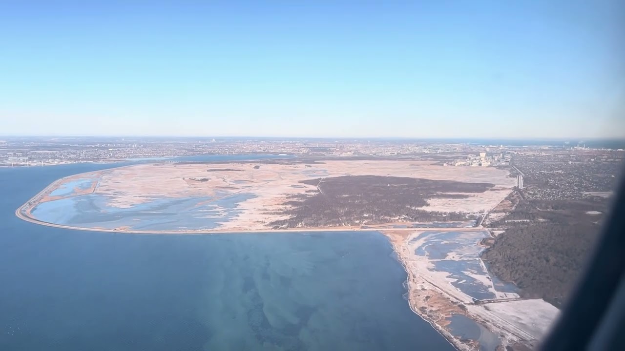 Landing in copenhagen from Trondheim