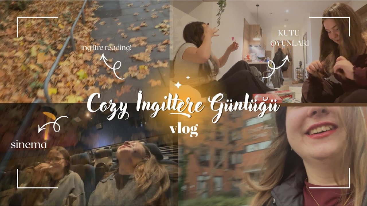 Üniversite Vlog 🇬🇧 | Cozy ev vlog, Film Gecesi & Oyunlar