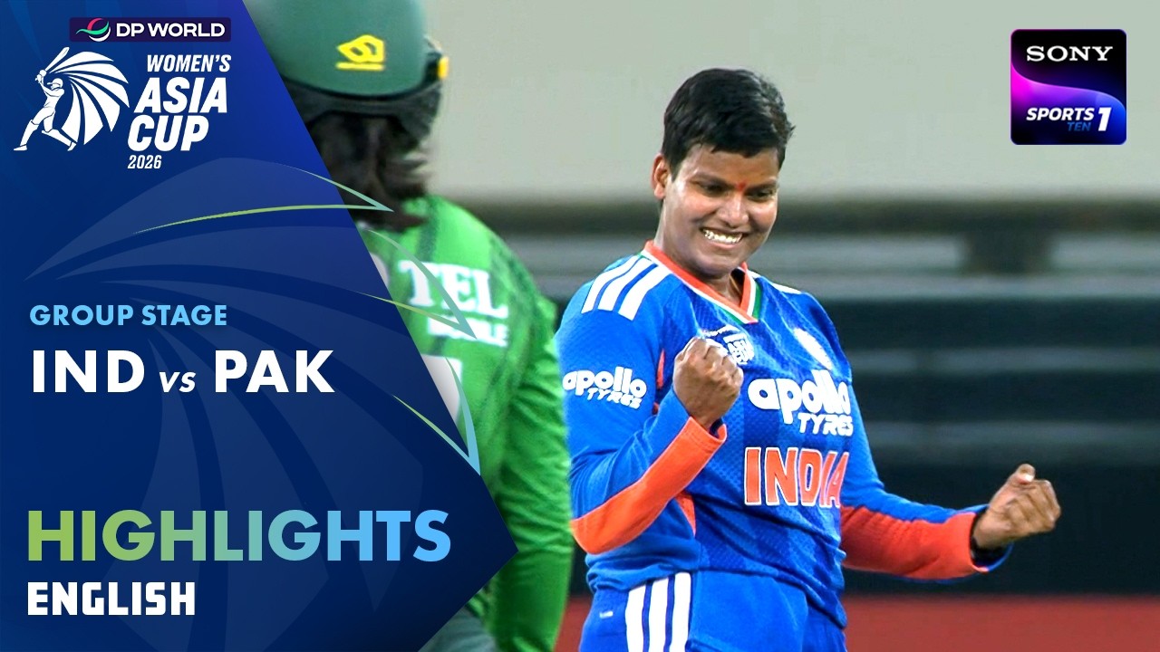 India W vs Pakistan W | English | Highlights | DP World Women&rsquo;s Asia Cup 2026