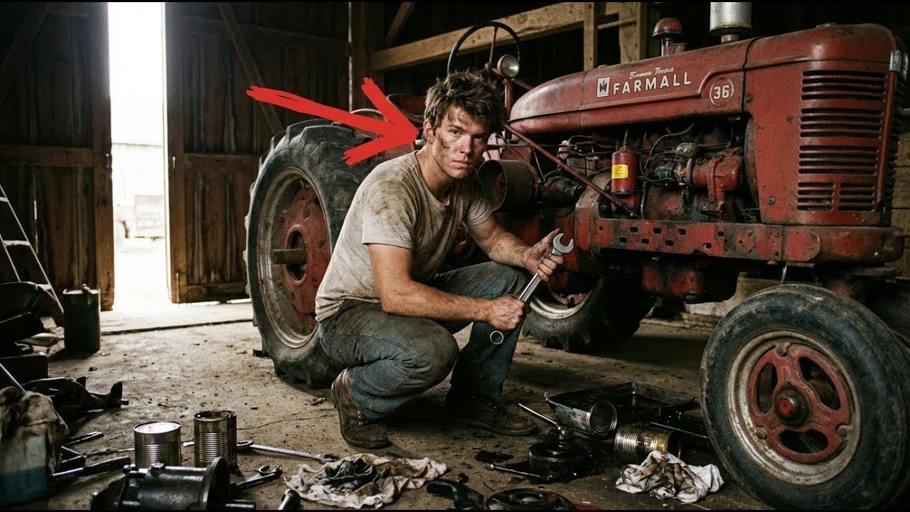 Chassé à 17 ans, il achète un vieux Farmall pour 100 $ — Ce qu'il est devenu a tout changé
