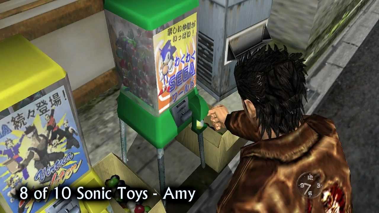 Shenmue 1: Sonic Capsule Toys