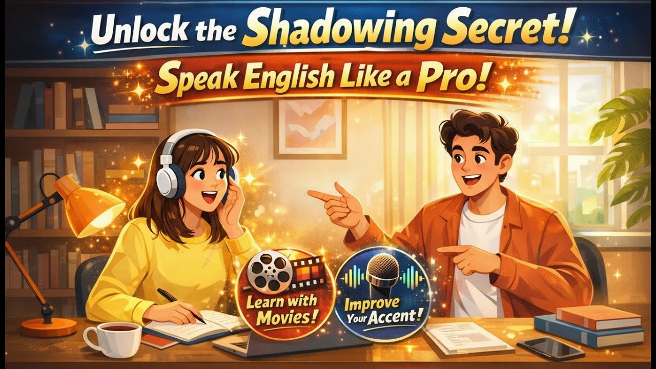 Shadowing Technique to Speak English Fluently | Speak Like a Native Fast!