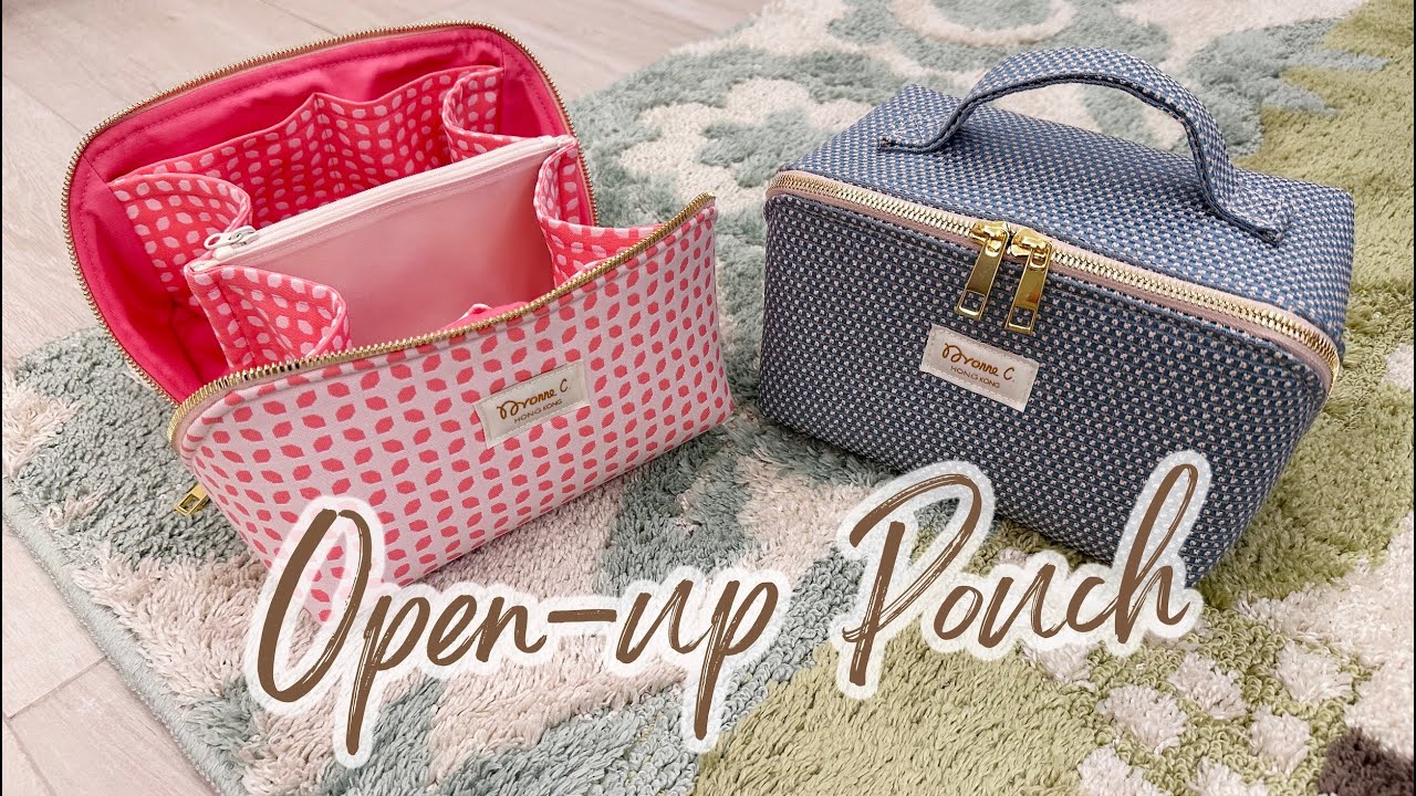 How to Make an Open-Up Pouch / Cosmetic Pouch / Multi-Purpose Pouch / DIY Pouch