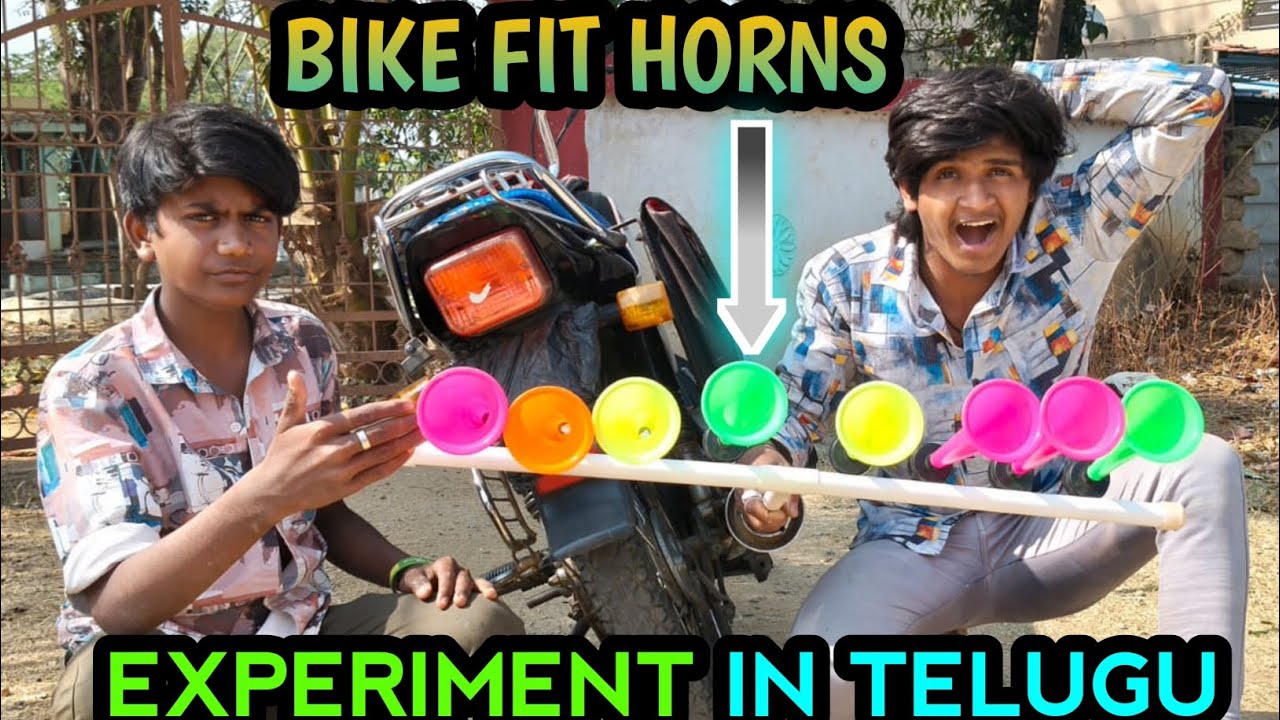 Toy 😯Horns crazy sound [IN TELUGU INDIAN 1EXPERIMENT]