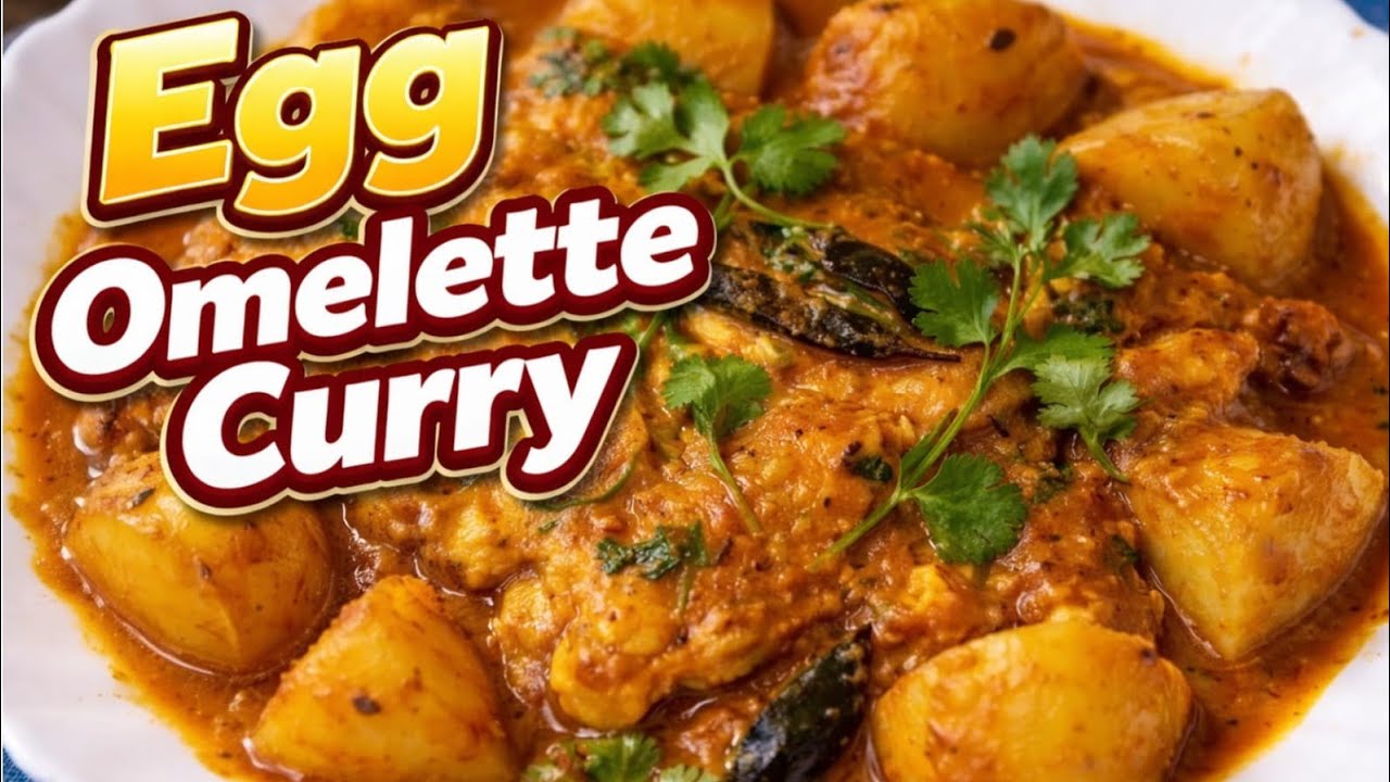 🍳ডিমের ওমলেট কারি// Viral egg omlet kari#lipissimplevlog #eggomletkari