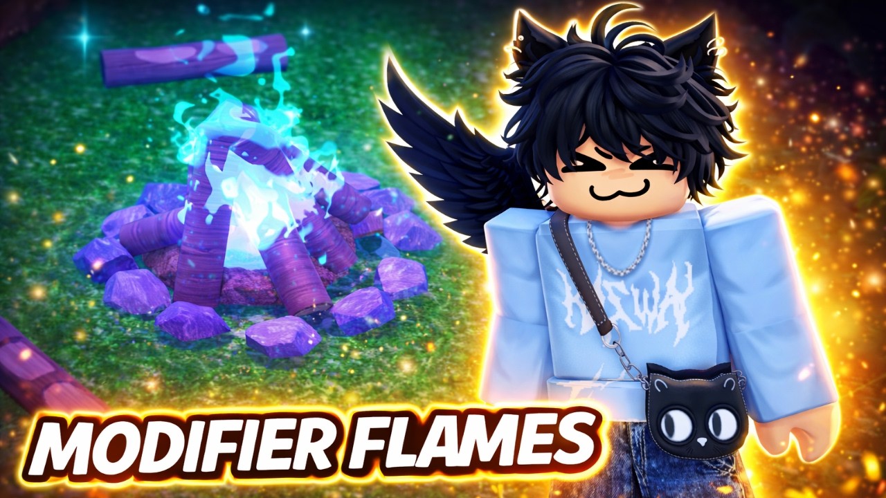 Aku Mencari Api Unggun baru  di game roblox 99 Nights in the Forest