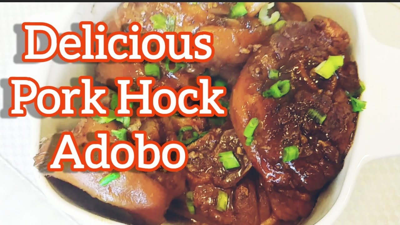 Delicious Pork Hock Adobo | Pinoy's Taste Recipe | Best Pork Knuckles Adobo