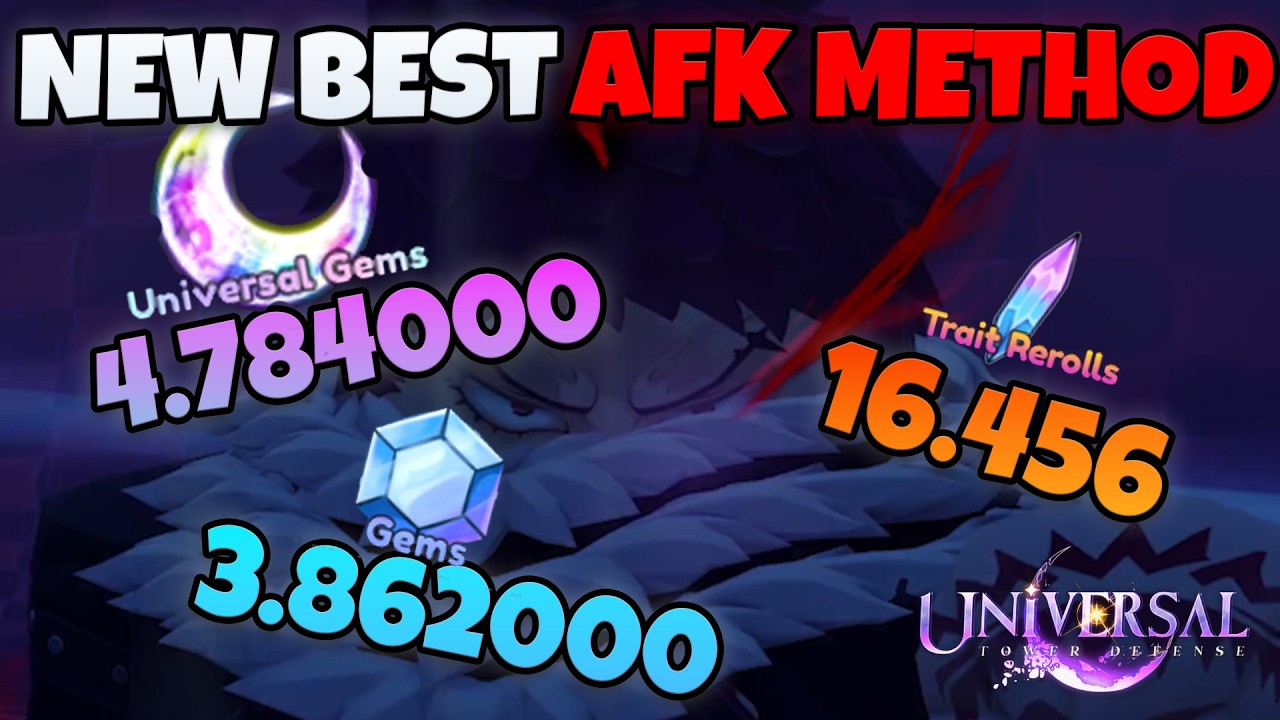 How To Macro In Universal Tower Defense And Get Universal Gems and Rerolls (AFK OVERNIGHT) | Roblox