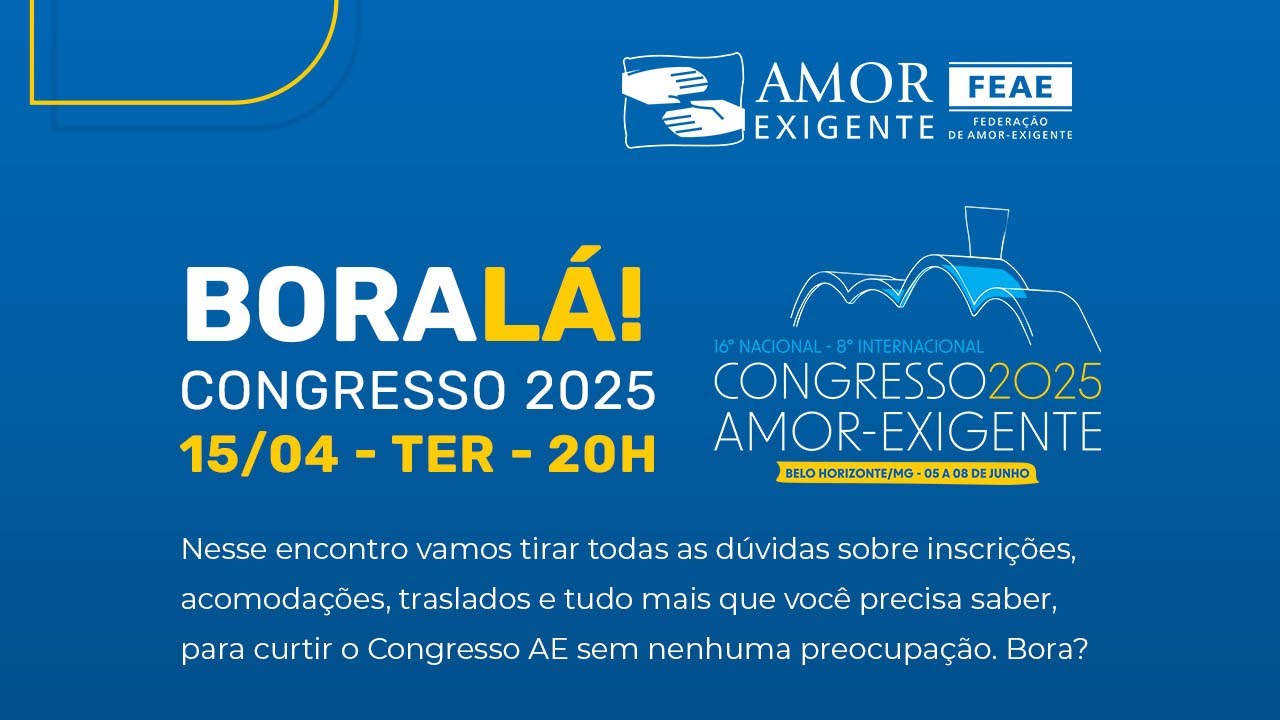 Live Bora Lá - Congresso AE