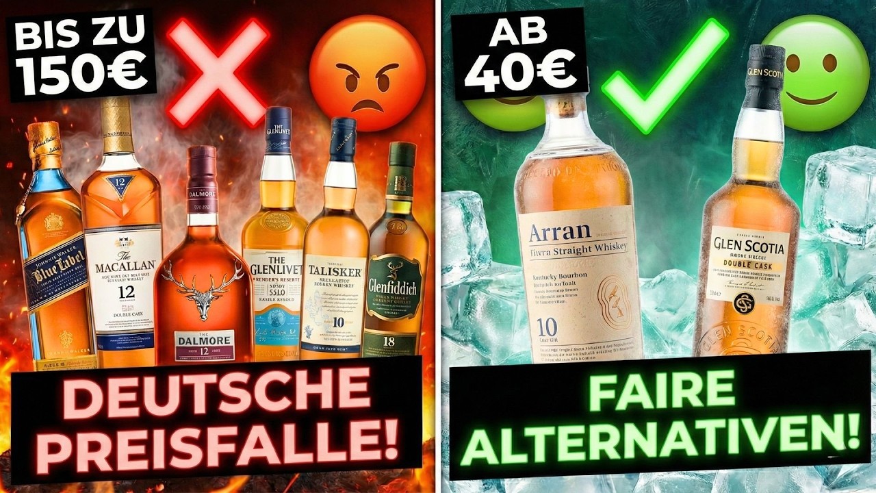 6 Whiskys, die in Deutschland massiv überteuert sind – und 2 ehrliche Alternativen