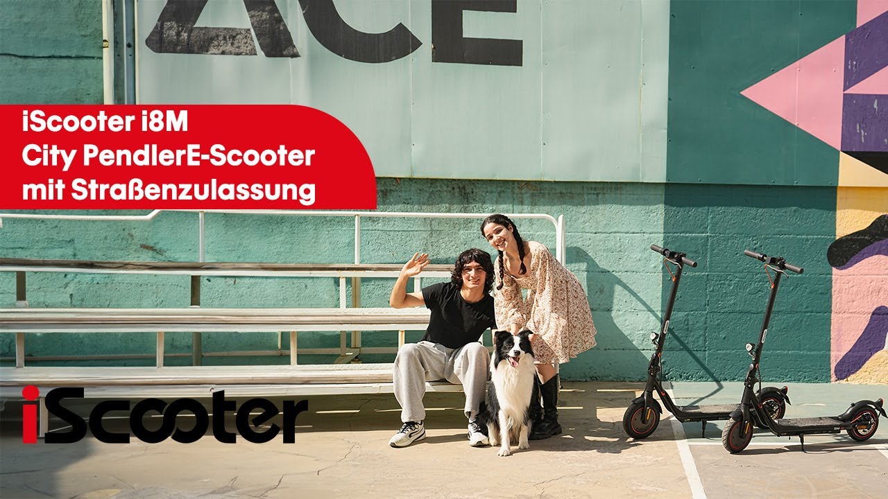 iScooter i8M City Pendler E Scooter mit Stra&szlig;enzulassung &ndash; Dein perfekter City-E-Scooter f&uuml;r Pendler