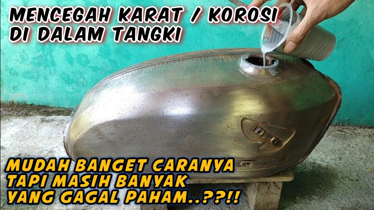 Cara Mudah Mencegah Karat atau Kropos dalam Tangki cuma pake Epoxy