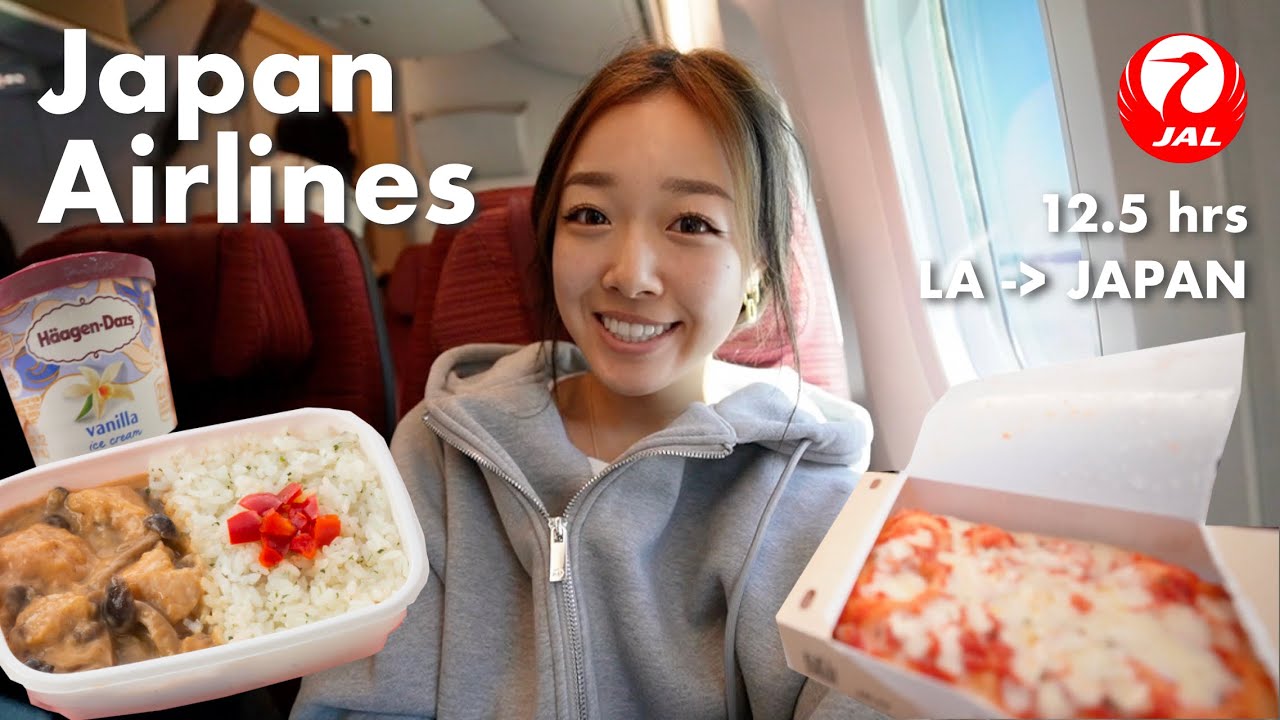 ✈️ 12.5 HR FLIGHT TO JAPAN | Japan Airlines