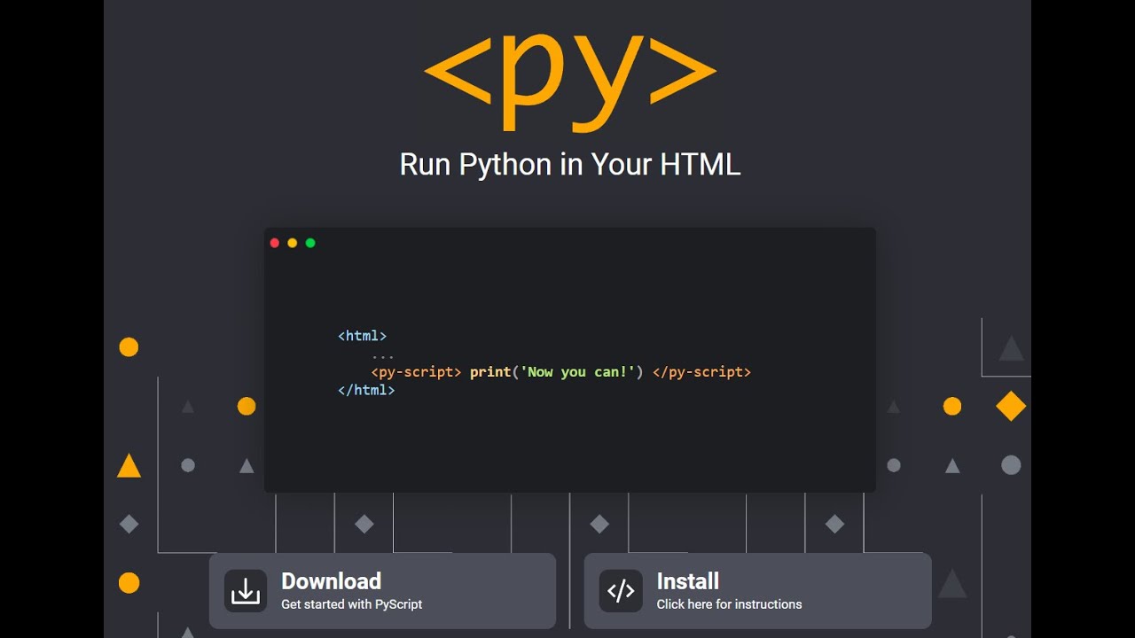 Run Python Code in Your Browser with PyScript | Easy Python Web Development Tutorial