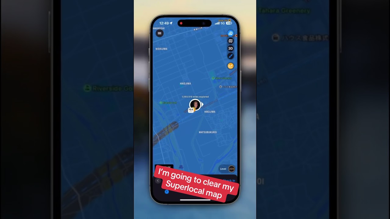 Can I clear 1% of my map? #superlocal #game #explore #travel #wander #weekend #apple