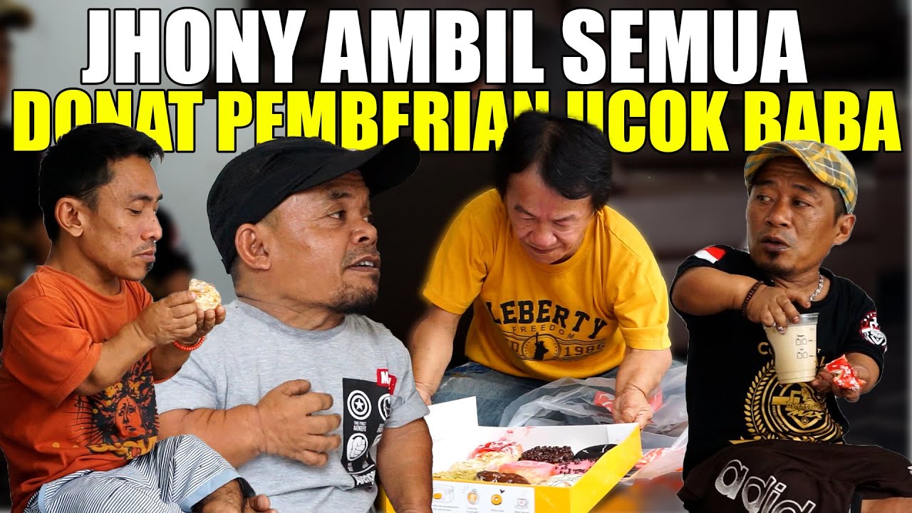 JHONY AMBIL SEMUA DONAT JCO PEMBERIAN UCOK BABA, AHONG DAN TAMI HANYA BISA BERSABAR !!