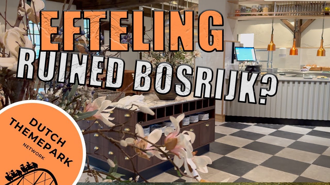 Efteling NEWS: Bosrijk Eethuys ruined? Danse Macabre and Grand Hotel update and new merchandise