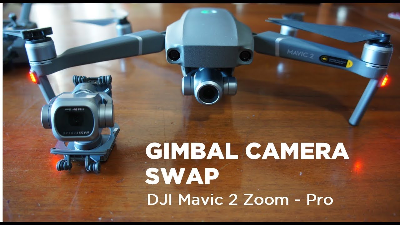 Trasformare il Drone DJI Mavic 2 Zoom in Pro | CAMBIO GIMBAL CAMERA
