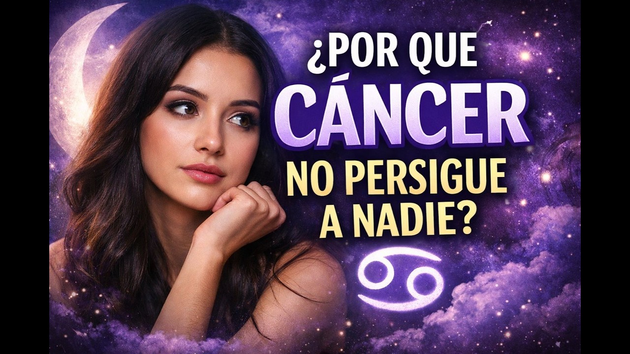 ¿Por qué  CANCER NO PERSIGUE a nadie? (Y NUNCA LO HARA)