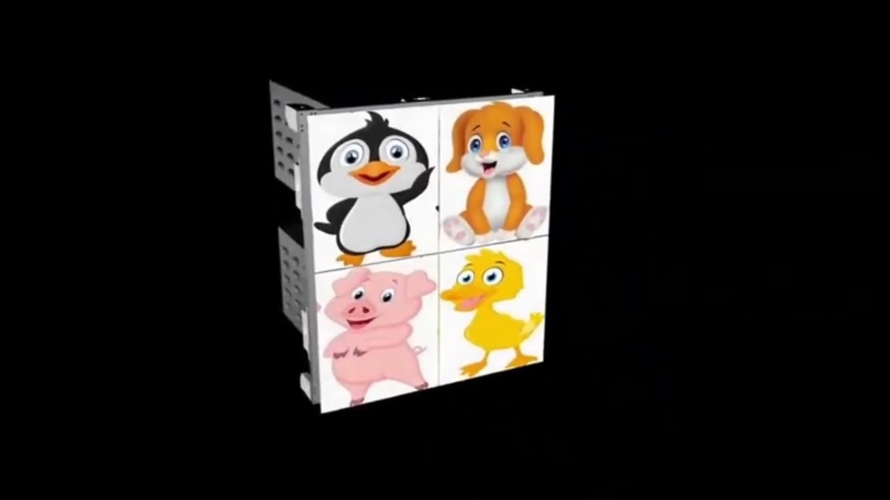 Kinetic led display for event