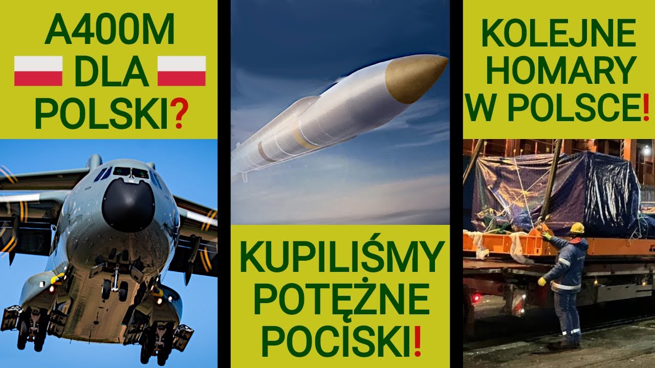 Kupiliśmy topowe pociski przeciwko radarom, a kupimy transportowce A400M Atlas?: WOJSKOWE NEWSY #213