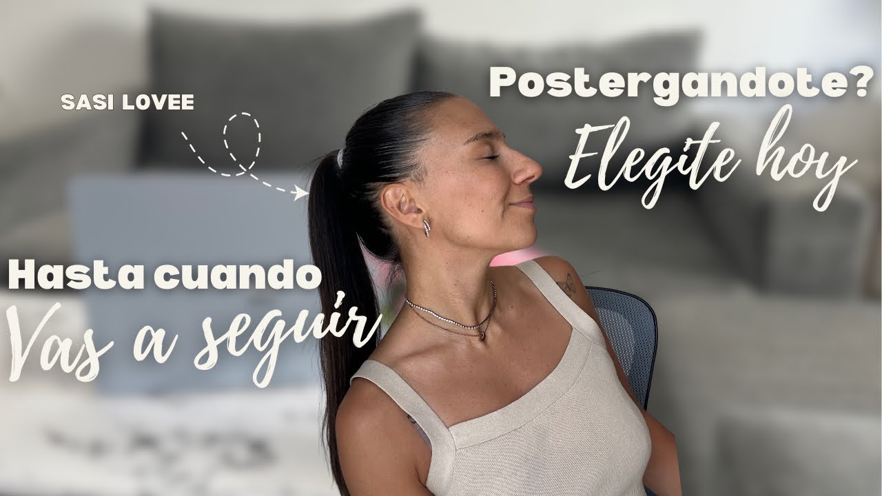 Si vos no te elegis, nadie te va a elegir 