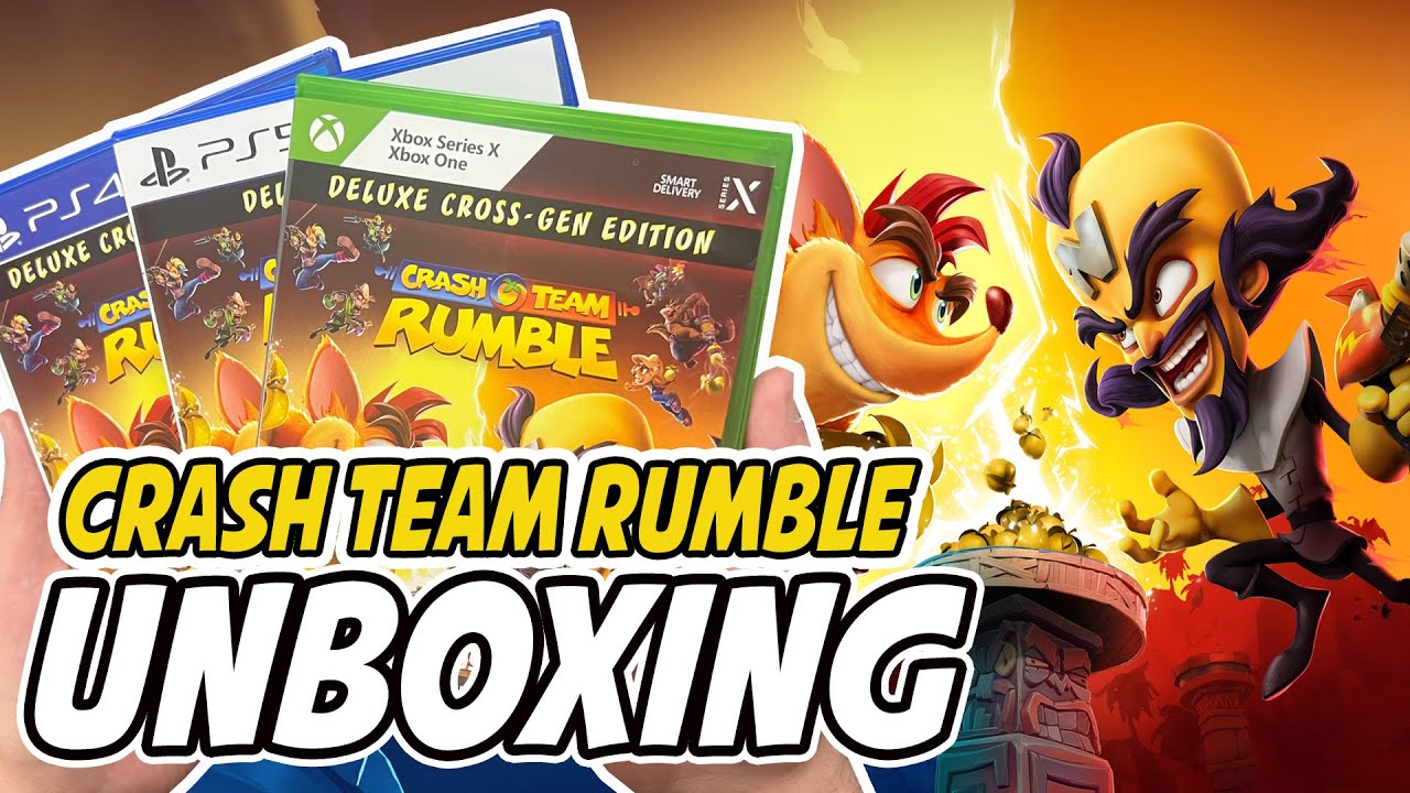 Crash Team Rumble (Deluxe Edition)(PS4/PS5/XSX) Unboxing