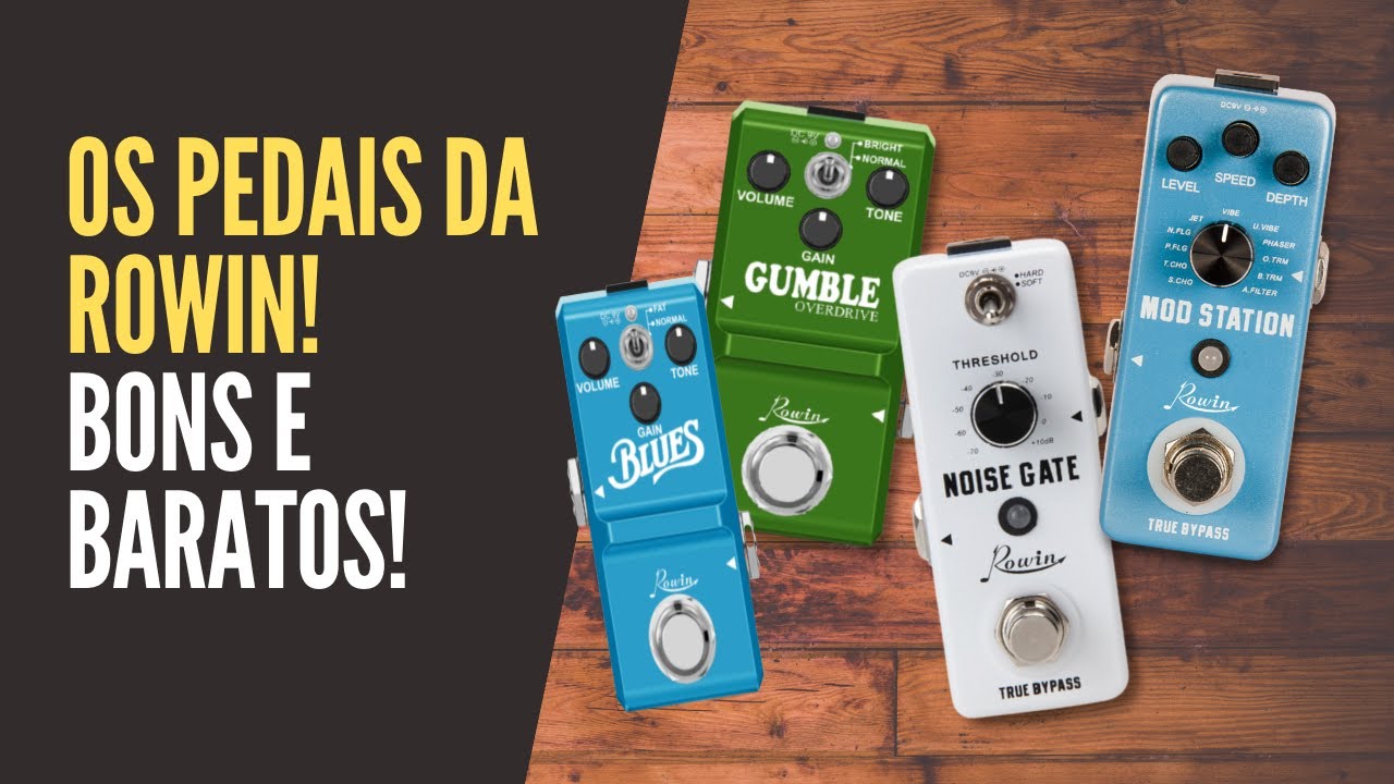 OS PEDAIS DA ROWIN - BONS E BARATOS!