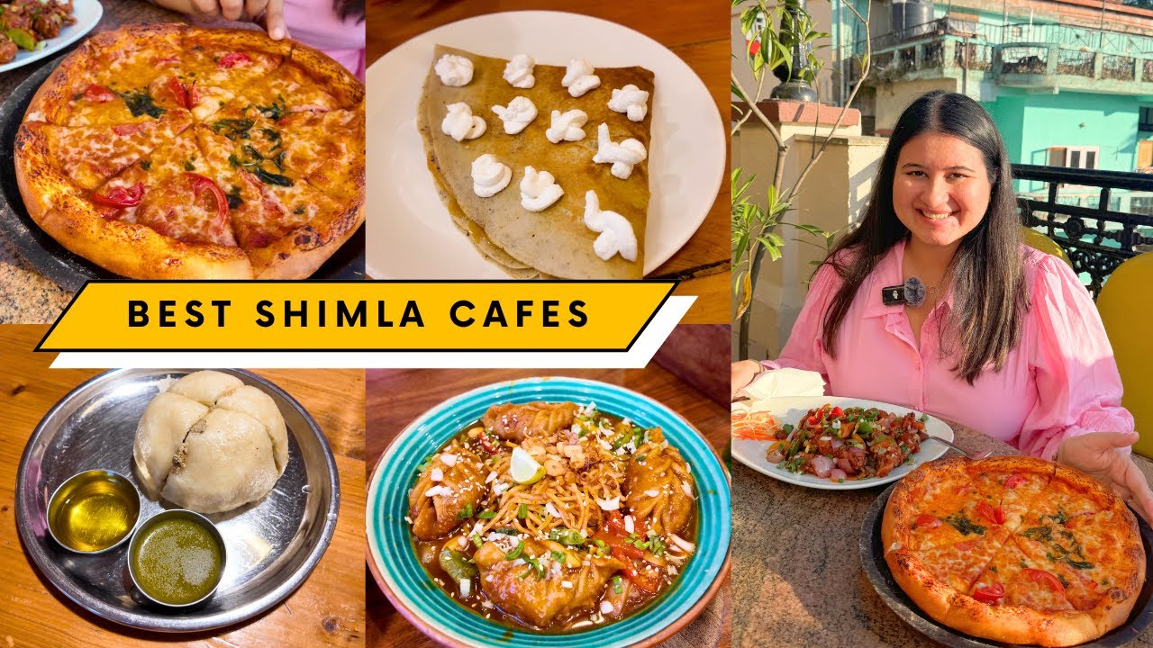 Best CAFES in SHIMLA | Siddu, Crepes, Coffee, Desserts, Pizza & More | 4K