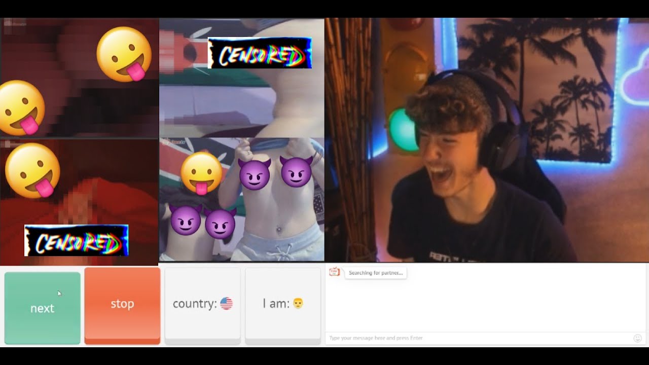 OMEGLE BUT I GET FLASHED 3 TIMES! *FUNNY* OMEGLE MOMENTS!