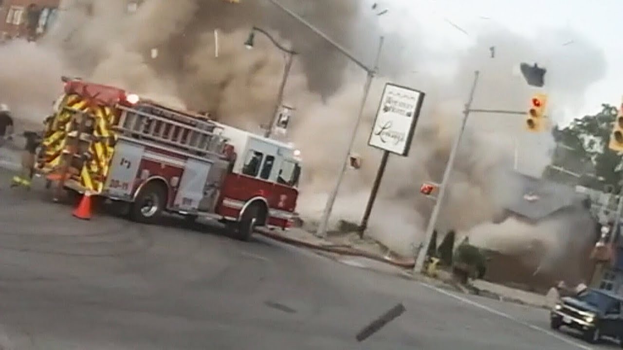 New video shows moment of 2021 explosion in Windsor, Ont.