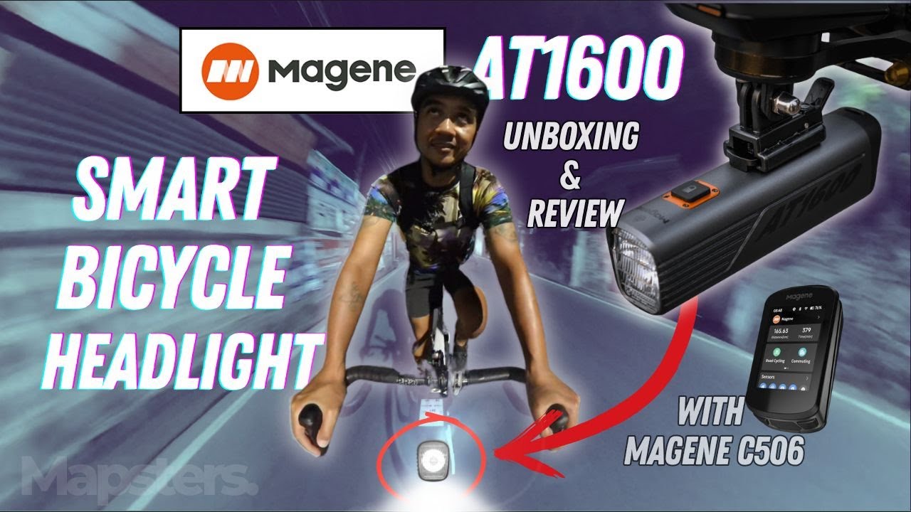 Magene AT1600 — лучший велосипедный фонарь? | Распаковка и обзор