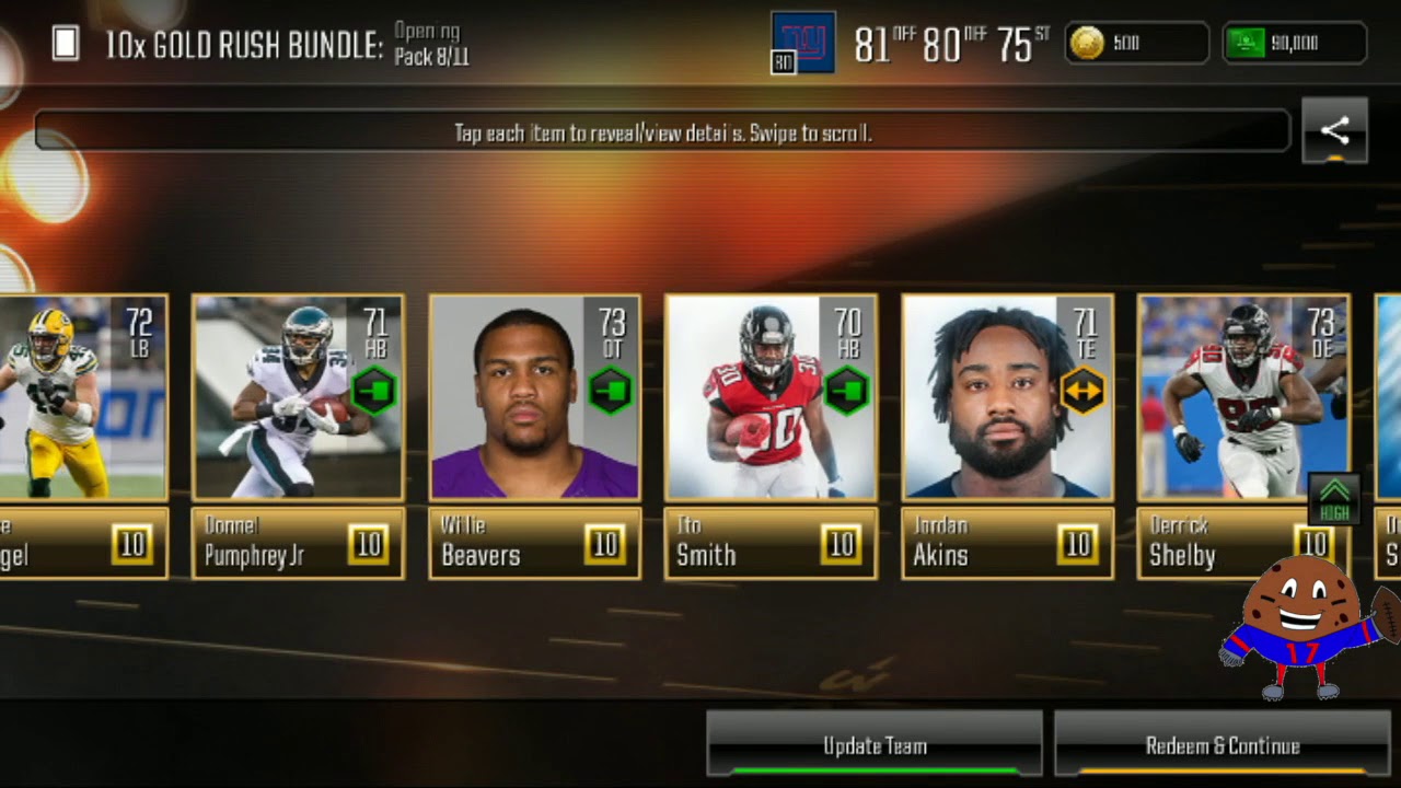 SICK PULL! FIRST OVERDRIVE PACK OPENING! Madden Mobile 19 Overdrive