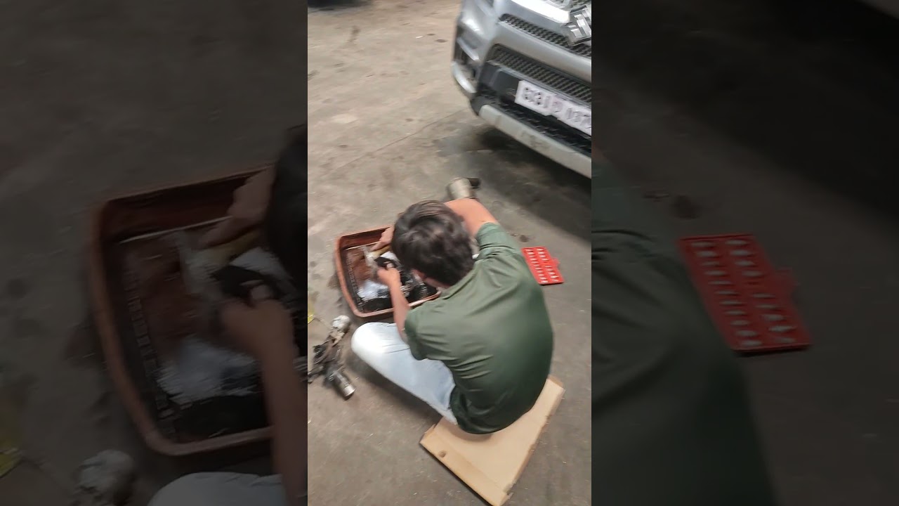 Car engine Turbo service #verna #car #mechanic #india #turbocharger #engineering #engine