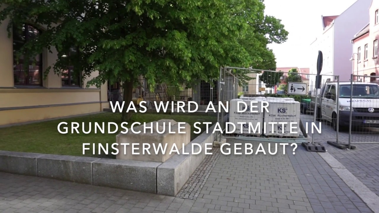 Baumaßnahmen an der Grundschule Stadtmitte Finsterwalde