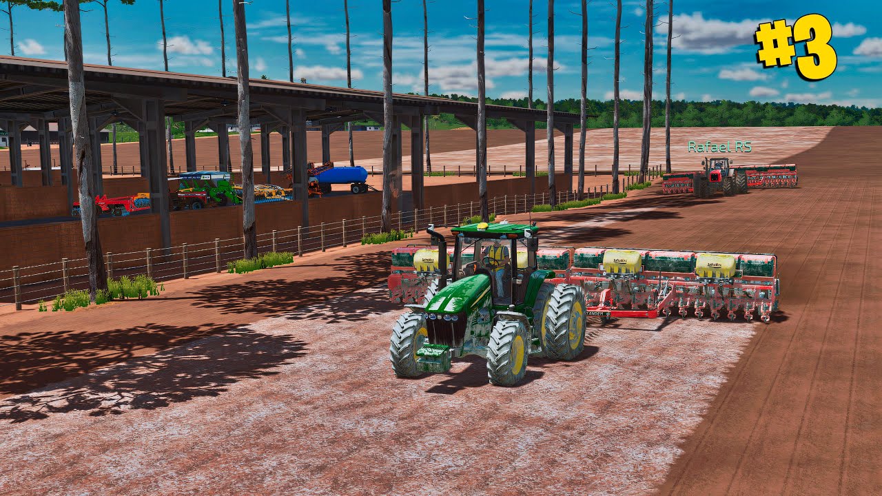 Grupo FbMasa #03 | Primeiro plantio de soja da Fazenda #ESTRELA | Farming simulator 22