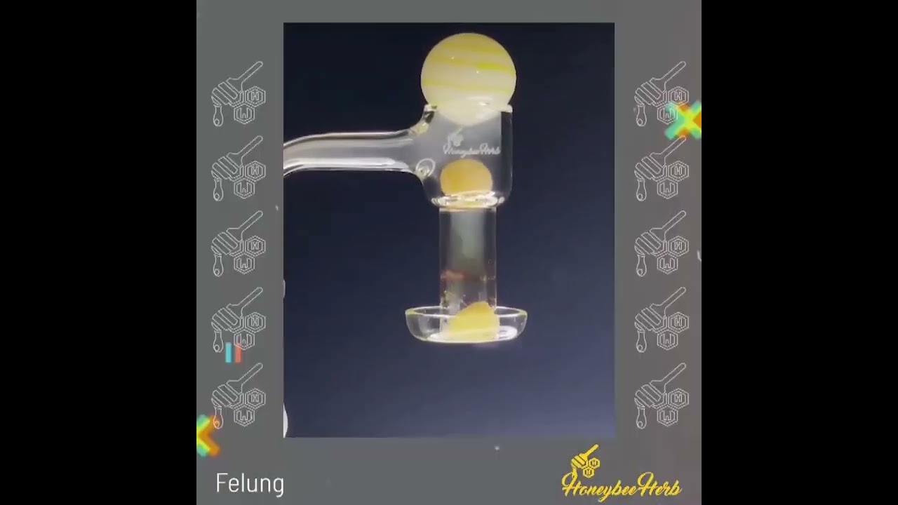 Honeysuckle Bevel Quartz Banger Meltshots Using Dab Marble #Shorts