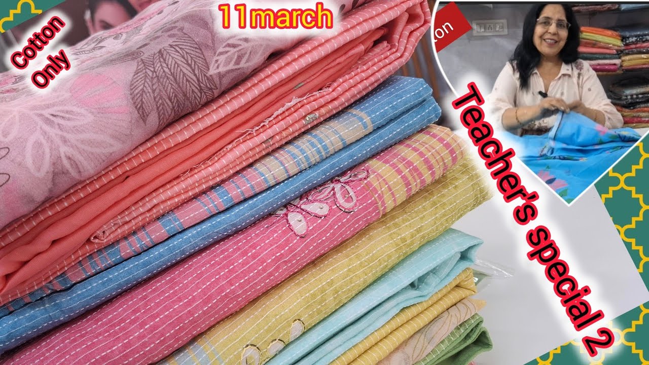 Teacher's special 💖 part 2 cotton ..special discount  with ❤️ love