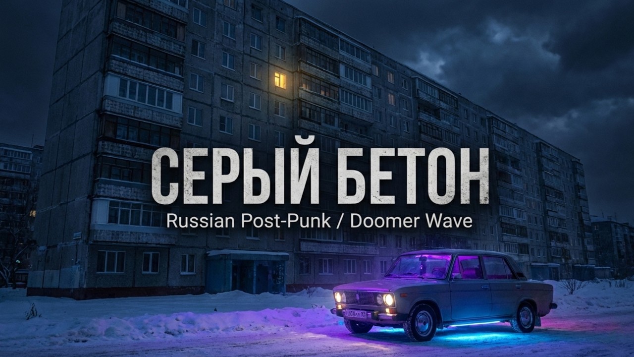 Серый Бетон - Russian Post-Punk 2026 🇷🇺 | Russian Doomer Music