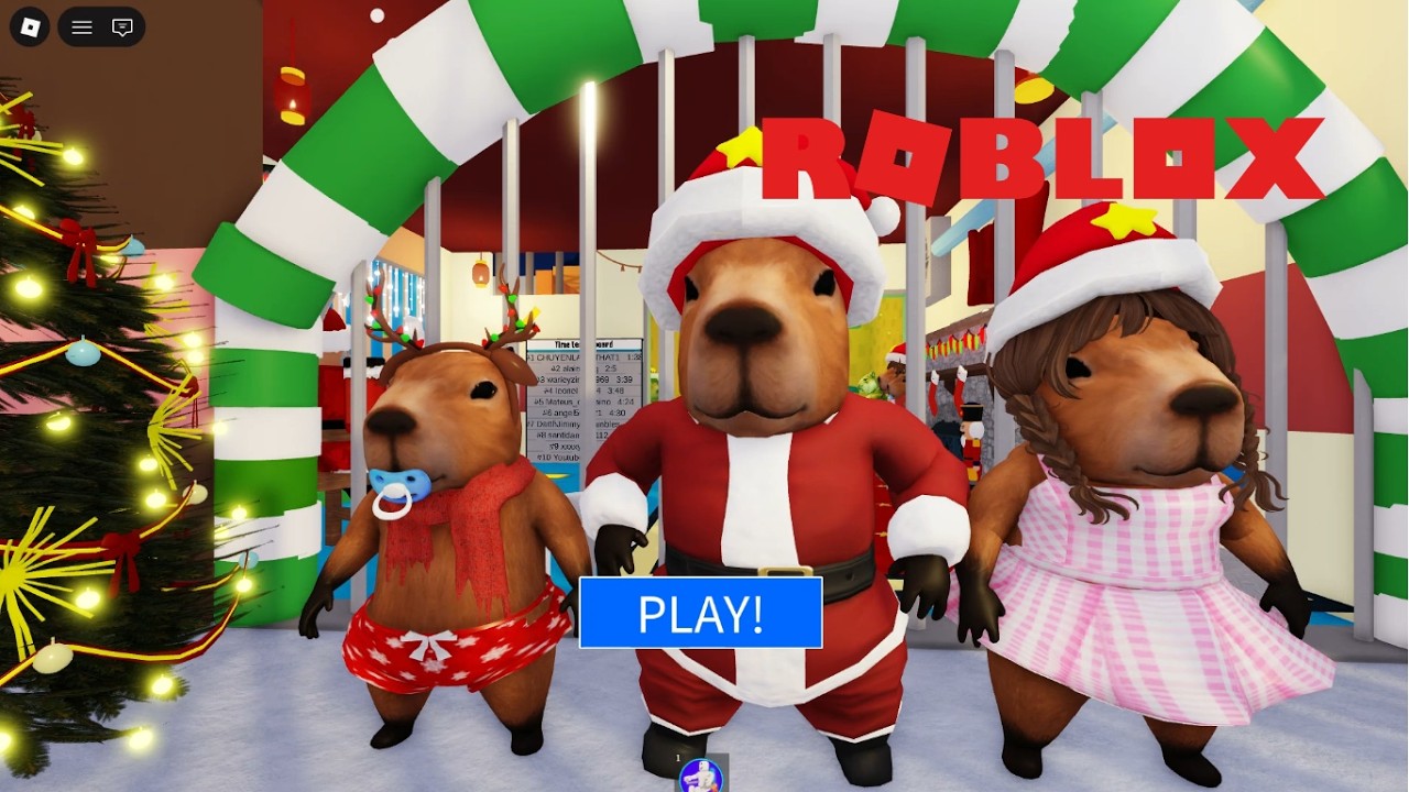 Roblox Gameplay Walkthrough🧙‍♀️CAPYBARA FAMILY Prison Run (OBBY) #gamres #gameplay #roblox