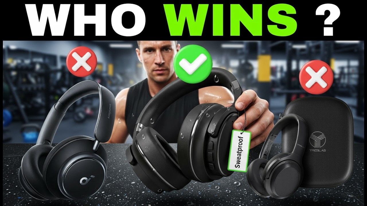 ✅ 7 Best Over Ear Headphones for Gym, Working Out & Running [2026] 🎧 Sweatproof for Athlete Training