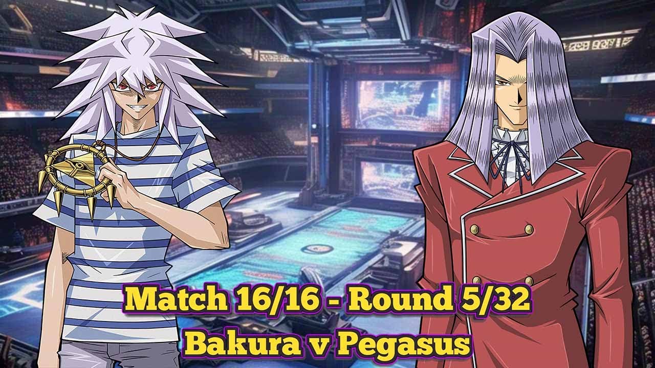 Bakura vs Pegasus - Yugioh Duelist Kingdom Ultimate Tournament - #yugioh #yugiohcards