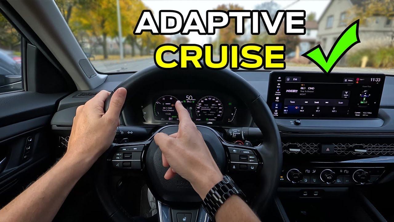 How to use Adaptive Cruise Control and Understand the Hybrid Gauges in the Honda Accord