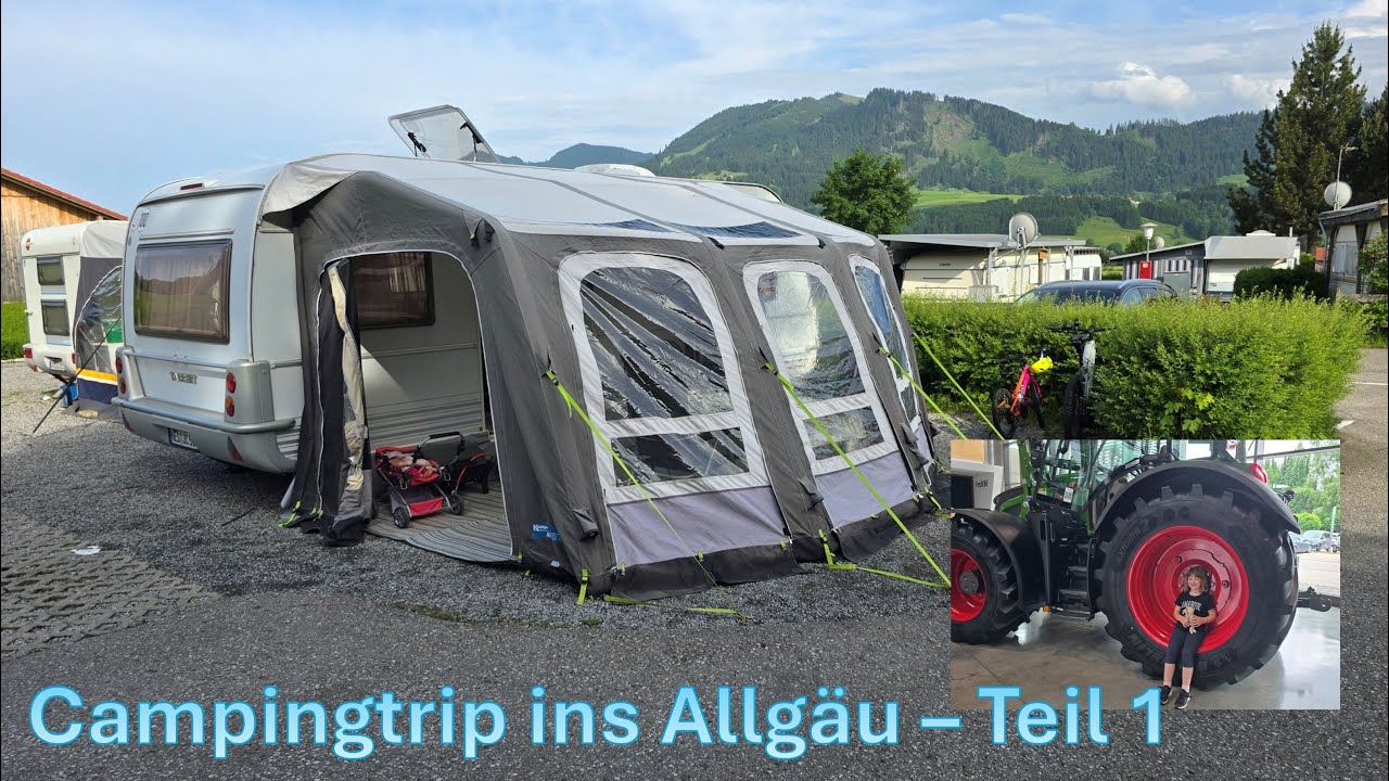 Camping im Allgäu - Teil 1 | Packen, Aufbau und der erste Tag