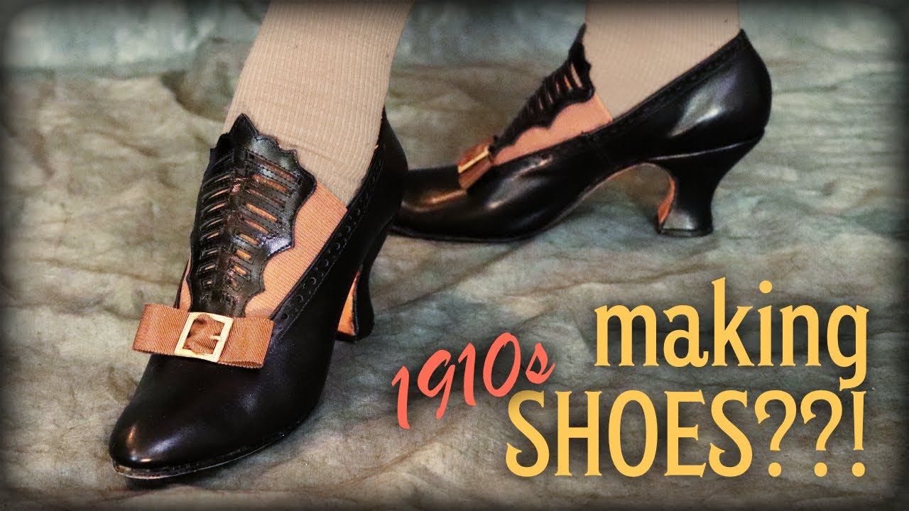 I Made Witchy Edwardian Shoes by Hand!