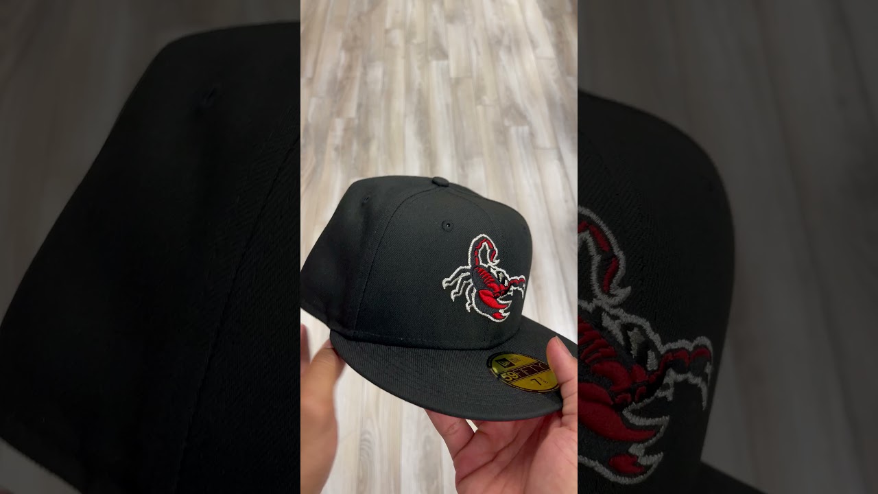 Scottsdale Scorpions New Era 59Fifty Fitted Cap Black Red Under Brim