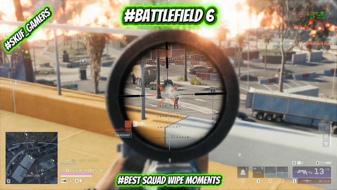 BATTLEFIELD 6 часть.15 (4K 60fps) BEST SQUAD WIPE MONETS #youtubeshorts #battlefield6 #new